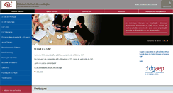 Desktop Screenshot of caf.dgaep.gov.pt