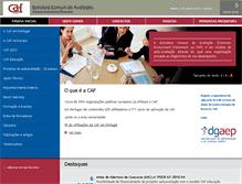 Tablet Screenshot of caf.dgaep.gov.pt